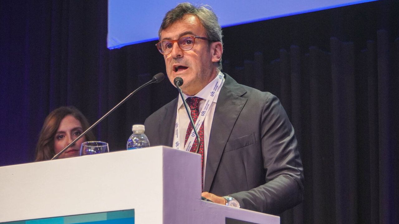 El presidente de la UIA, Martín Rappallini, con reclamos a Javier Milei
