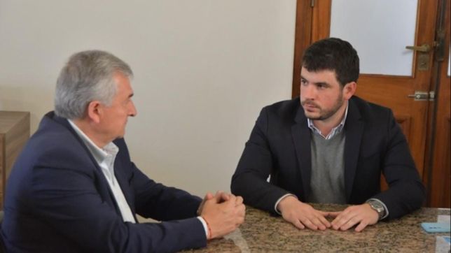 en santa fe, morales visito al intendente que pudo armar el frente de frentes