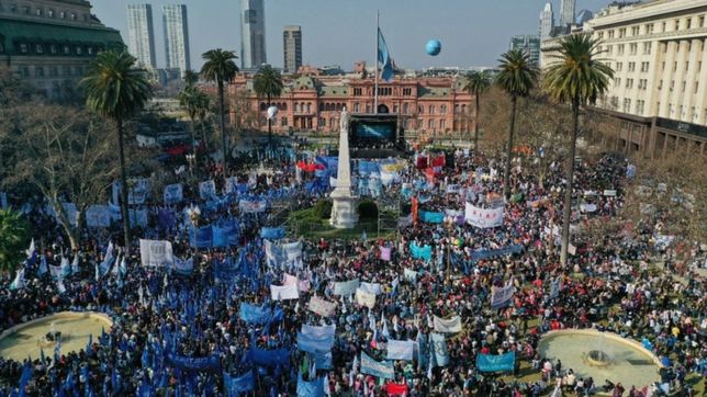 cgt vs kirchnerismo, una disputa entre el palacio (del congreso) y la calle