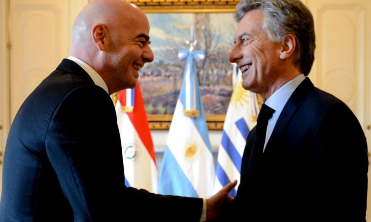 Macri - Infantino - Mundial 2030