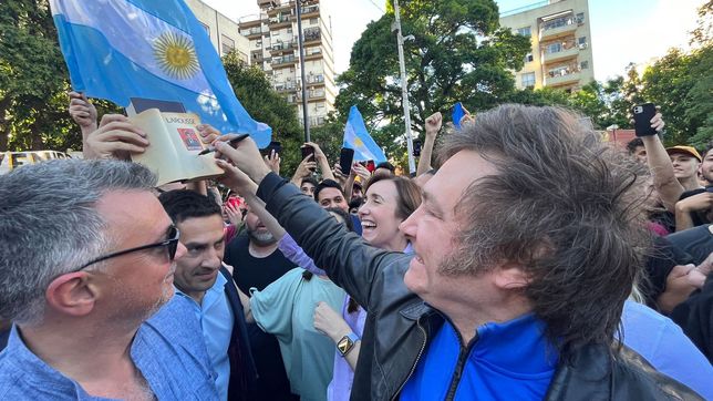 milei hizo otro banderazo en el conurbano y pidio que lo ayuden a fiscalizar