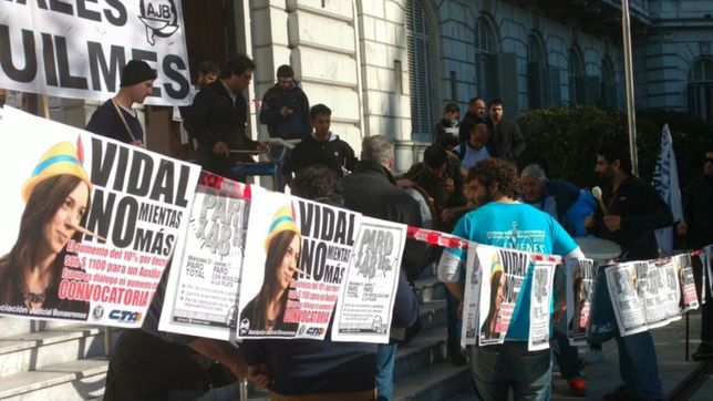 los docentes le ponen fecha a la huelga y los judiciales paran el miercoles