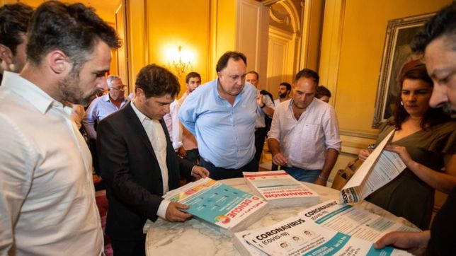 la pandemia corrio la agenda de la cumbre kicillof - intendentes pj