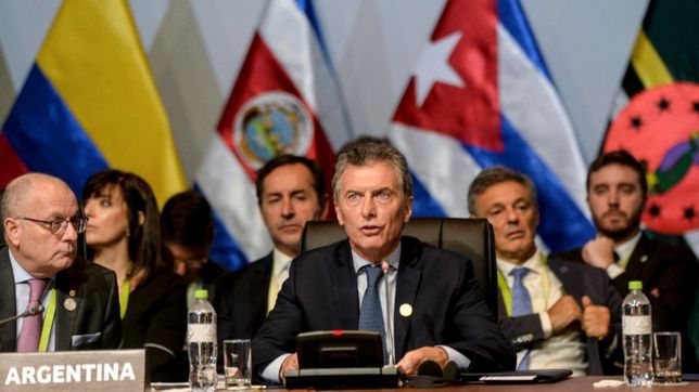 macri, a pedir de trump: en lima, ataco a venezuela y condeno a siria