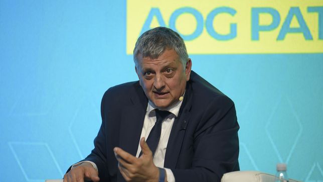 Marín tuvo a cargo el cierre del primer encuentro con los ceos en Vaca Muerta, corazón de Vaca Muerta. Foto gentileza IAPG.