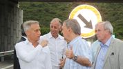 Esteban Avilés recibió en varias oportunidades a Juan Schiaretti y su entonces ministro de Obra Pública, Ricardo Sosa.