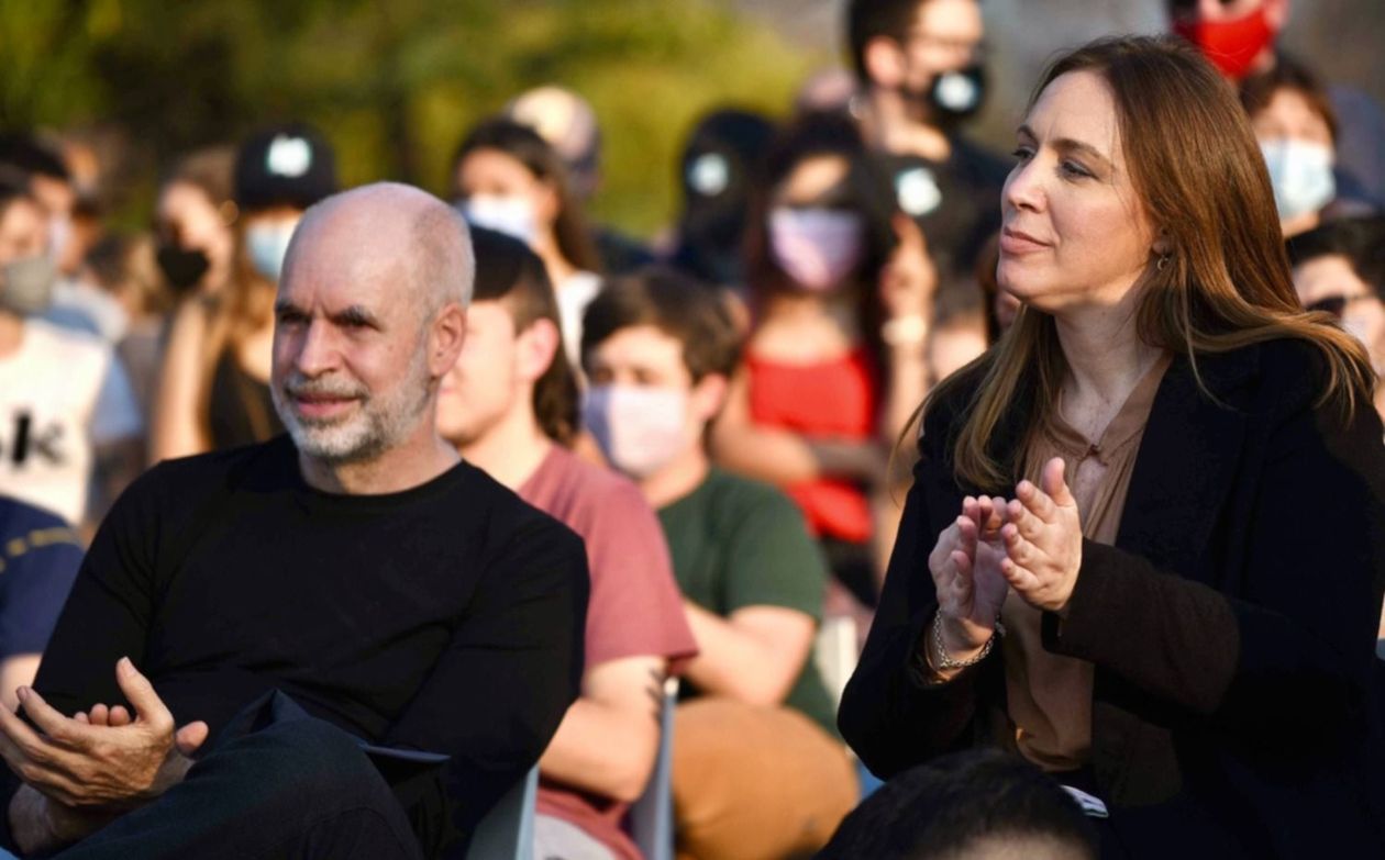 Horacio Rodríguez Larreta y María Eugenia Vidal