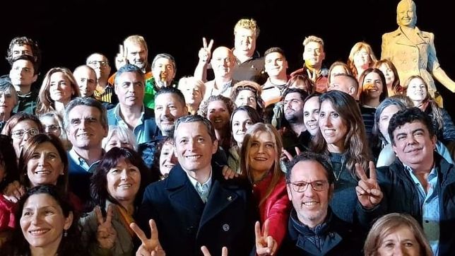 el peronismo homenajea a evita y muestra una foto de unidad