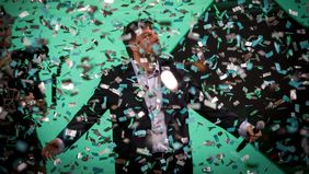Cierre de campaña de Leandro Santoro.&nbsp;