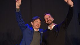 Axel Kicillof y Ariel Sujarchuk