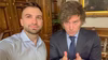 Mauricio Novelli y Javier Milei.