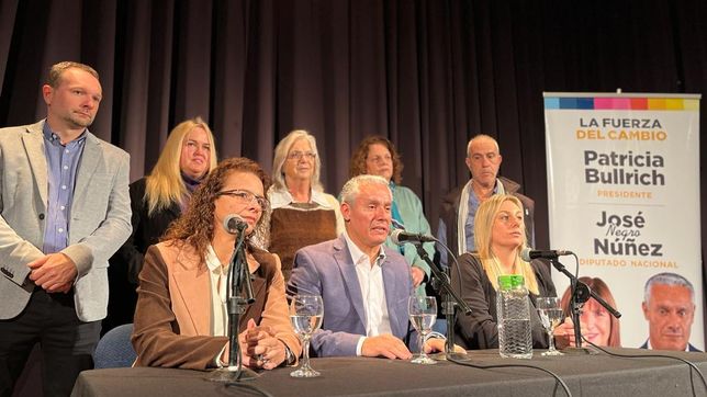 La lista de Bullrich. El diputado nacional José Núñez en la presentación junto con Mai Serra, Leila Widder.