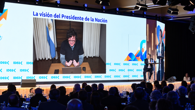 Javier Milei en el Coloquio de IDEA