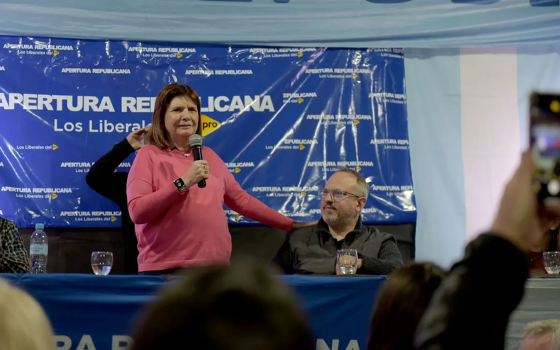 Patricia Bullrich y Diego Valenzuela.