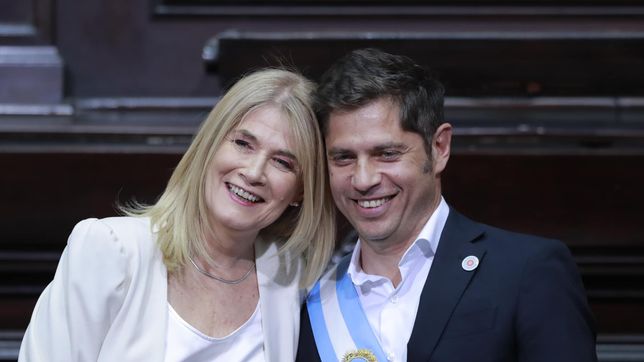Verónica Magario y Axel Kicillof