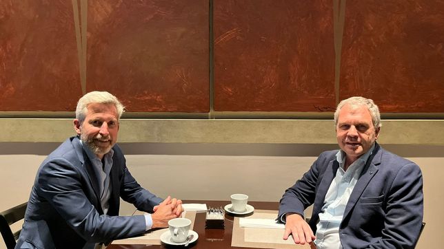 Rogelio Frigerio y Pedro Galimberti, juntos días después de las PASO.