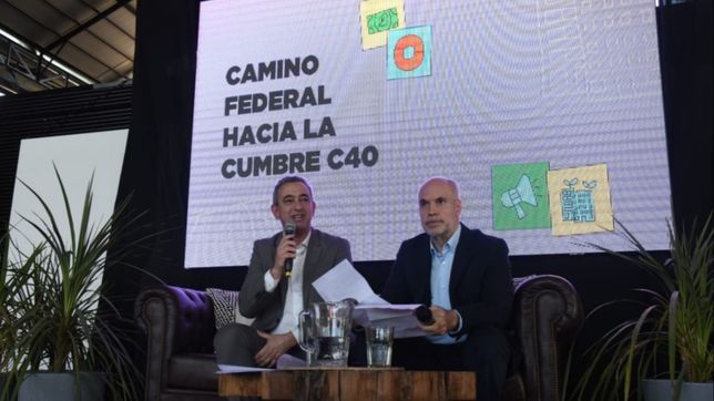 un cafe y un escenario: javkin y larreta, buenas migas hasta ahi