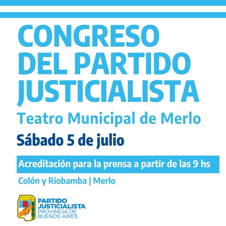 La convocatoria del PJ en Merlo.&nbsp;