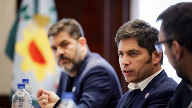 Axel Kicillof y Carlos Bianco.