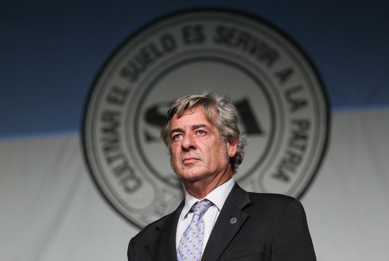 Nicolás Pino, presidente de la Sociedad Rural.