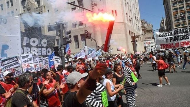unidad piquetera deja la 9 de julio: el nuevo mapa de protesta social