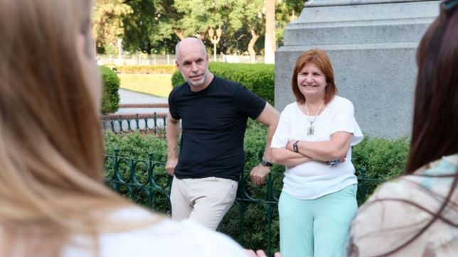 bullrich y larreta plantan bandera blanca (por ahora) tras el video de la amenaza