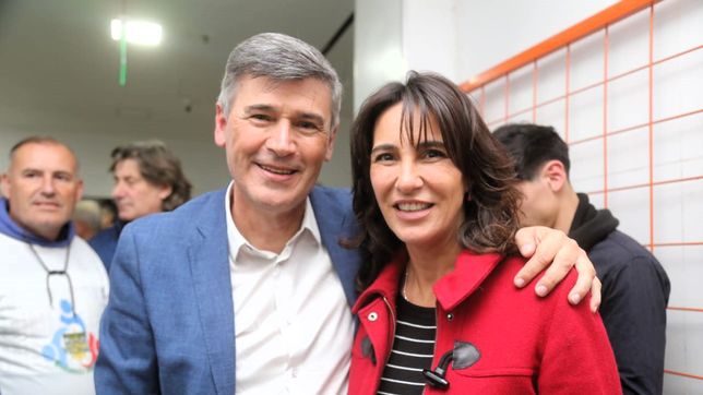 Unidad. Después de algunos chisporroteos con el llaryorismo, Natalia De la Sota acompaño a su amigo Daniel Passerini en el Hotel Quorum.