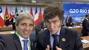 Toto Caputo y Javier Milei