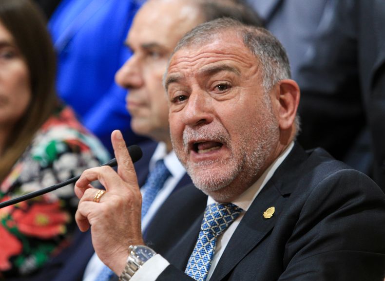 Luis Juez, jefe del bloque PRO en el Senado. Luis Juez, jefe del bloque PRO en el Senado.