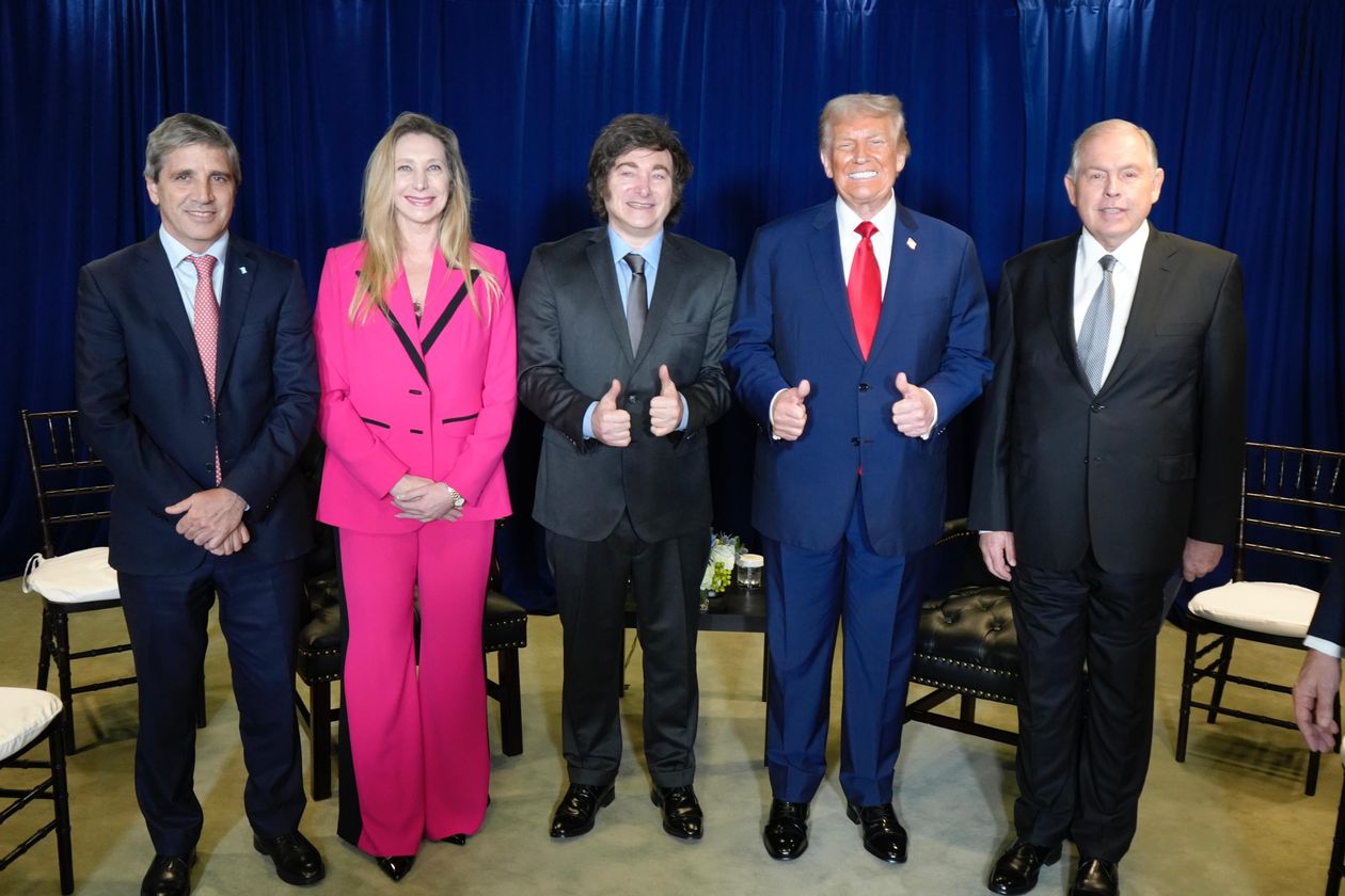 Javier Milei y Donald Trump.