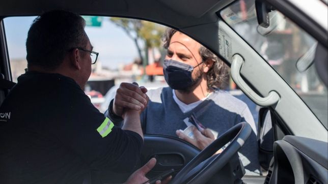 cafiero, todavia vocero: calle, vacunas, reactivacion y doctrina del mal de muchos