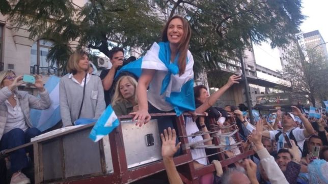 el show de vidal, que brillo por su ausencia en el discurso de macri