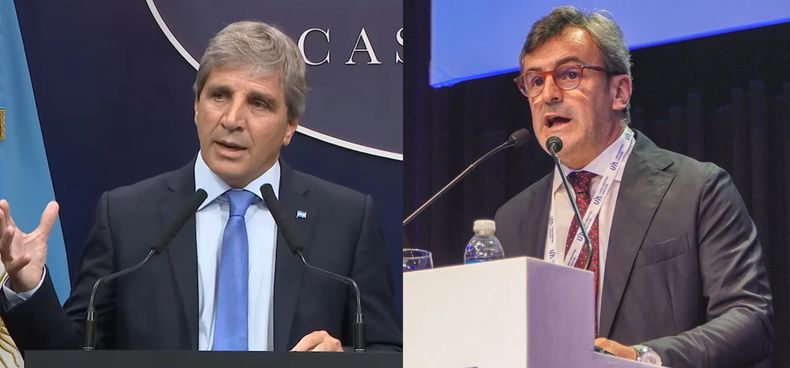 Toto Caputo y Martín Rappallini, titular de la UIA