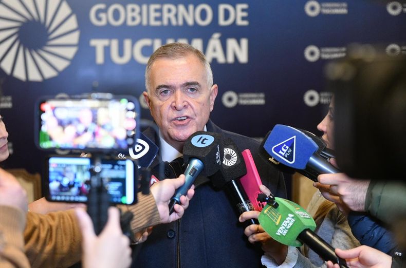 Osvaldo Jaldo, gobernador de Tucumán.