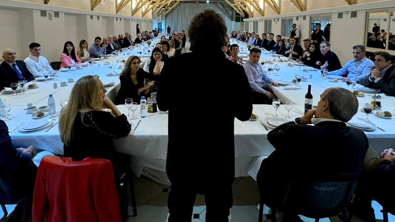 El asado de Javier Milei con los héroes