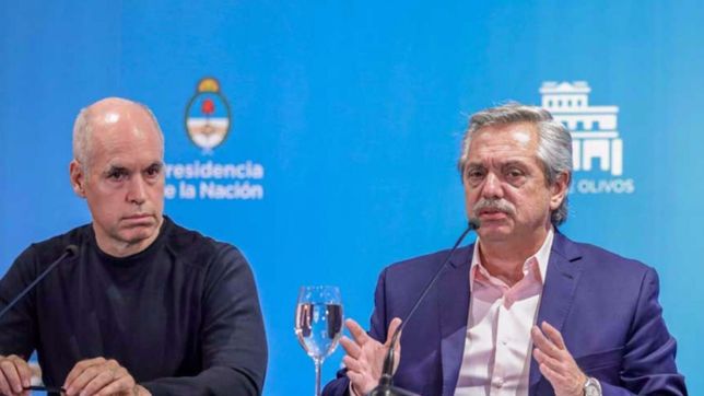 oficialismo y oposicion se encolumnan a favor y en contra del recorte a larreta