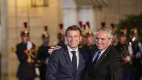 Guerra en Ucrania, Venezuela y CFK, en la bilateral de Fernández con Macron
