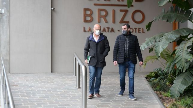 como es el operativo de jxc en un hotel cinco estrellas de la plata