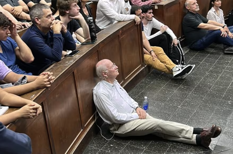 Paolo Rocca, ceo de Techint, en la UBA.