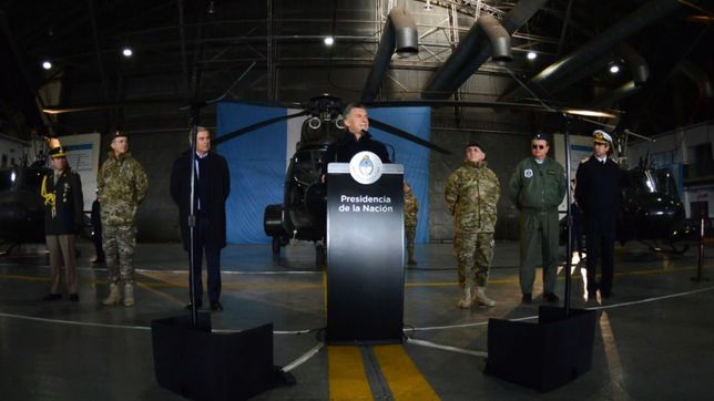 macri anuncio que las fuerzas armadas participaran en seguridad interior macri anuncio que las fuerzas armadas participaran en seguridad interior