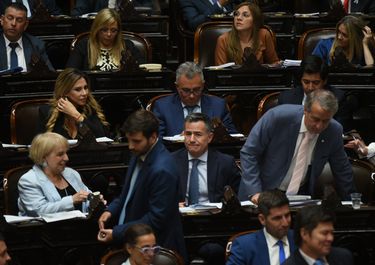 Gabriel Bornoroni, jefe de La Libertad Avanza, el bloque de Javier Milei.&nbsp;