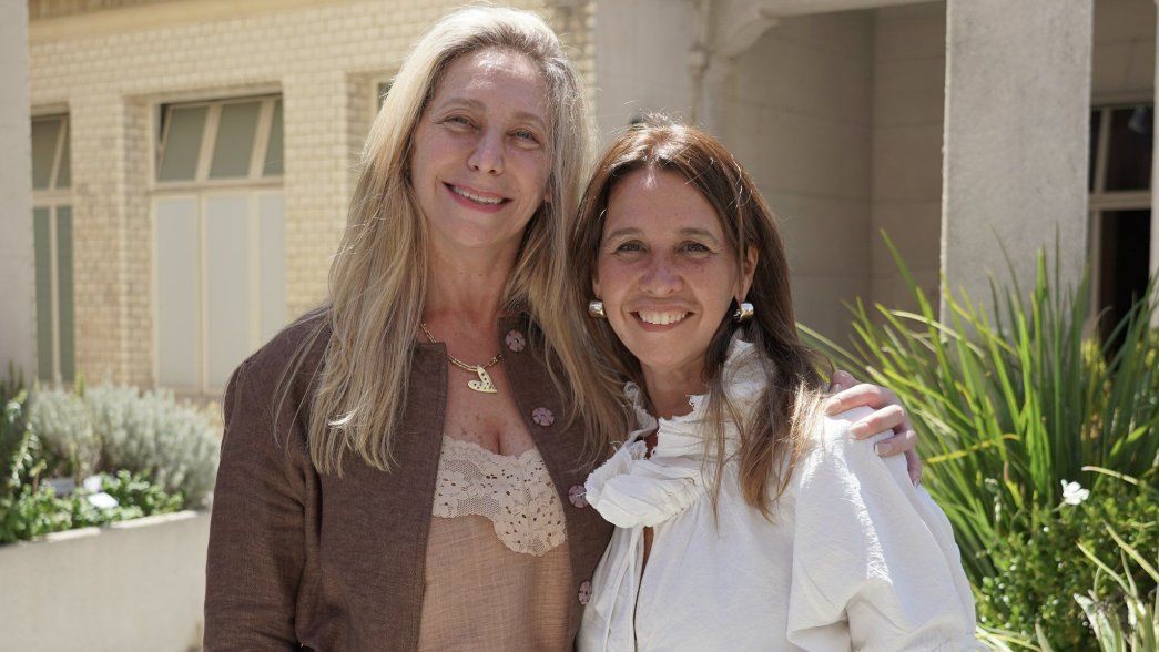 Karina Milei y Pilar Ramírez.