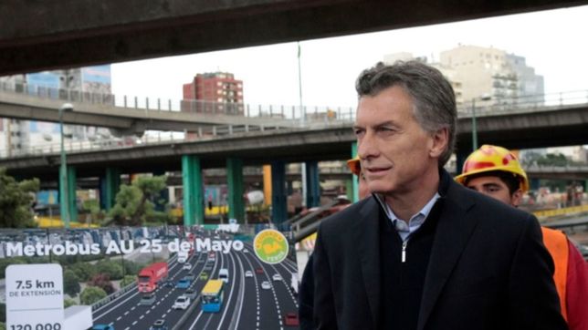 sin larreta, macri inaugura el metrobus norte