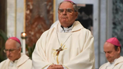 Oscar Ojea, presidente del episcopado, en una celebración religiosa Oscar Ojea, presidente del episcopado, en una celebración religiosa