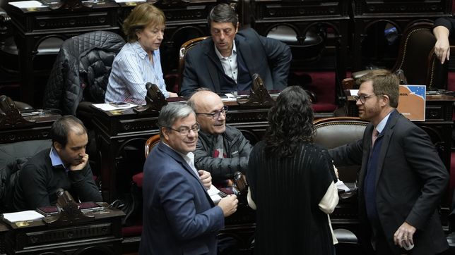 Germán Martínez (UP) habla con Nicolás Massot, de Encuentro Federal, claves para la sesión de jubilaciones. 