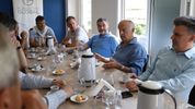 grindetti, en campana por la costa: agenda productiva y full macrismo