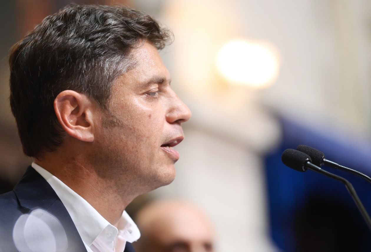 Axel Kicillof, en la Legislatura bonaerense.
