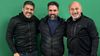 Tierra del Fuego: Rogelio Barón, entre el intendente Mario Secco y el jefe de Gabinete bonaerense, Carlos Bianco.