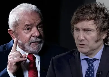 Lula Da Silva y Javier Milei. El peronismo quiere que se debatan sus diferencias en el Congreso.&nbsp;
