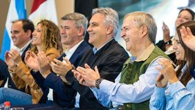 Martín Llaryora, Juan Schiaretti y Daniel Passerini Martín Llaryora, Juan Schiaretti y Daniel Passerini